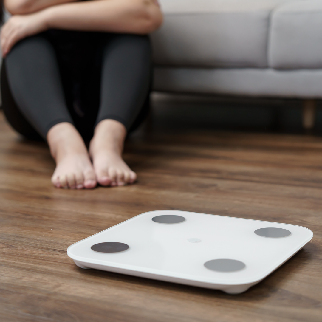 woman frustrated over weight loss